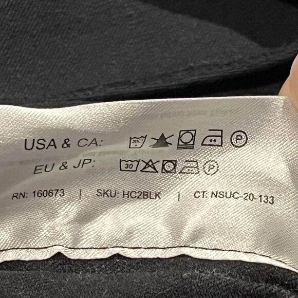 MM. LaFleur The Hockley Jean Stretch Dress Pants Black Straight Leg Trouser 10 - Picture 12 of 12